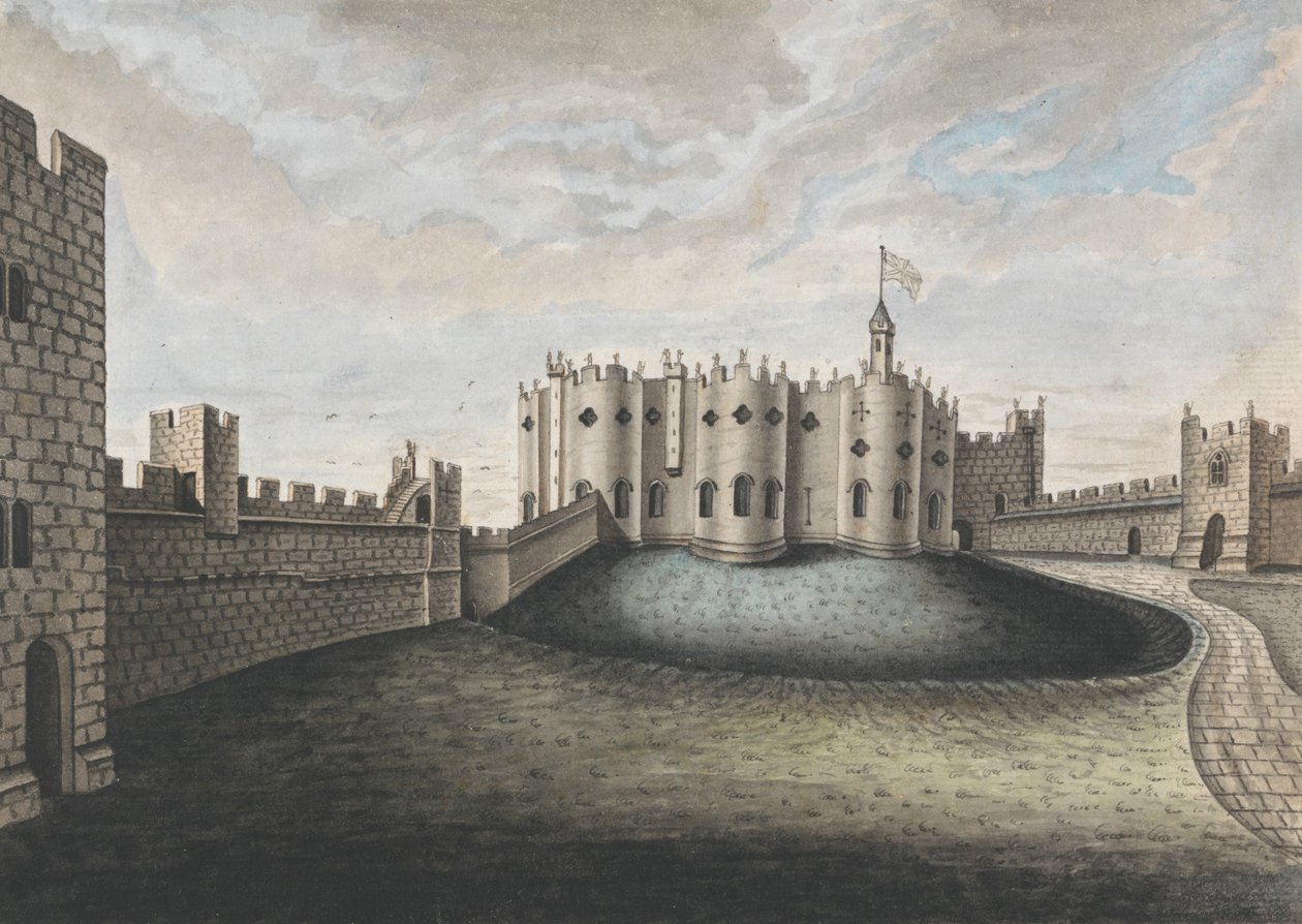 Alnwick Keep de William Beilby