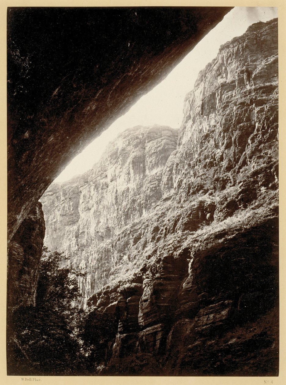 Cañon de Kanab Wash, Rio Colorado, olhando para o sul de William Bell