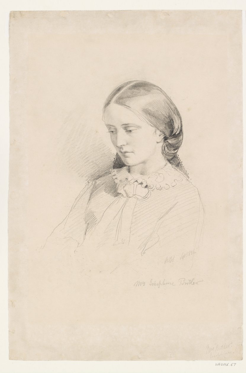 Josephine Butler, antiga ativista feminista de William Bell Scott
