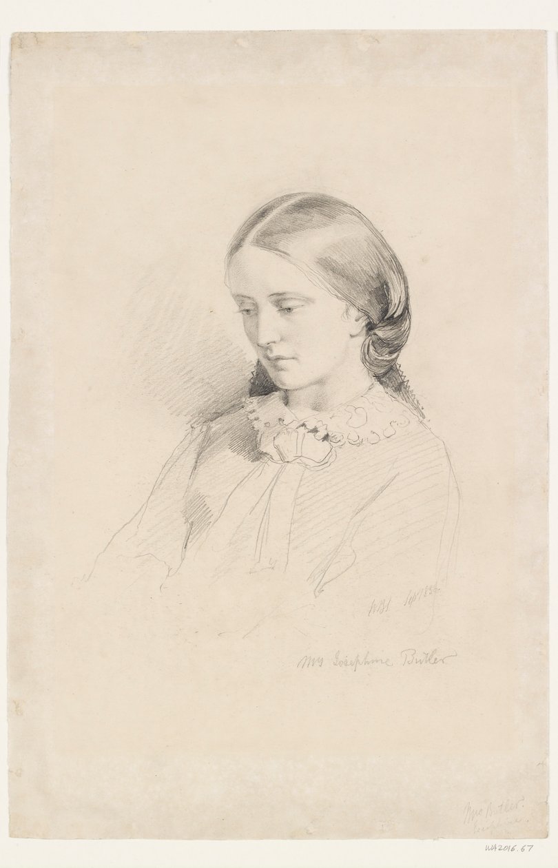 Josephine Butler, Feminista Primitiva, 1856 de William Bell Scott