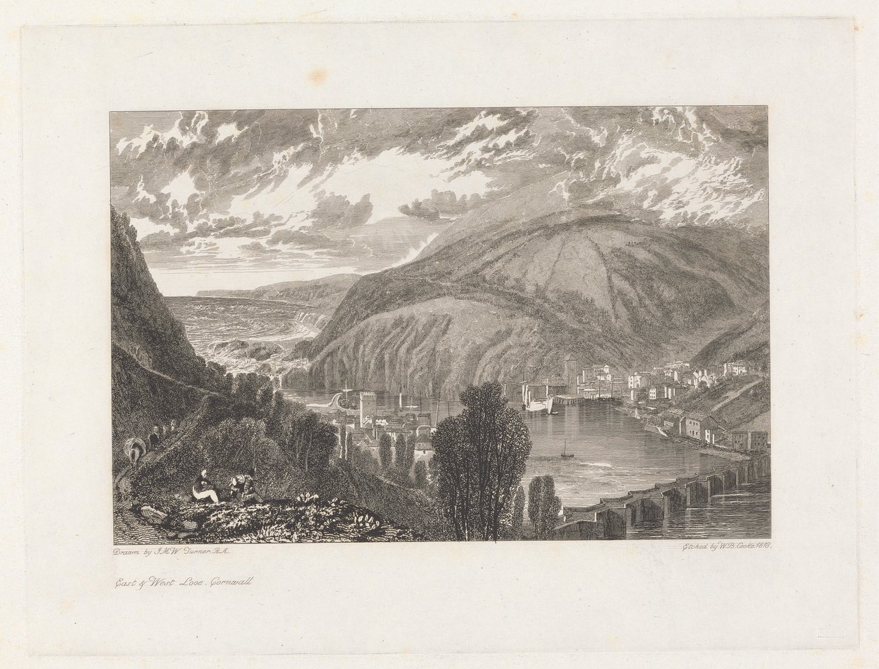 East & West Looe, Cornualha de William Bernard Cooke