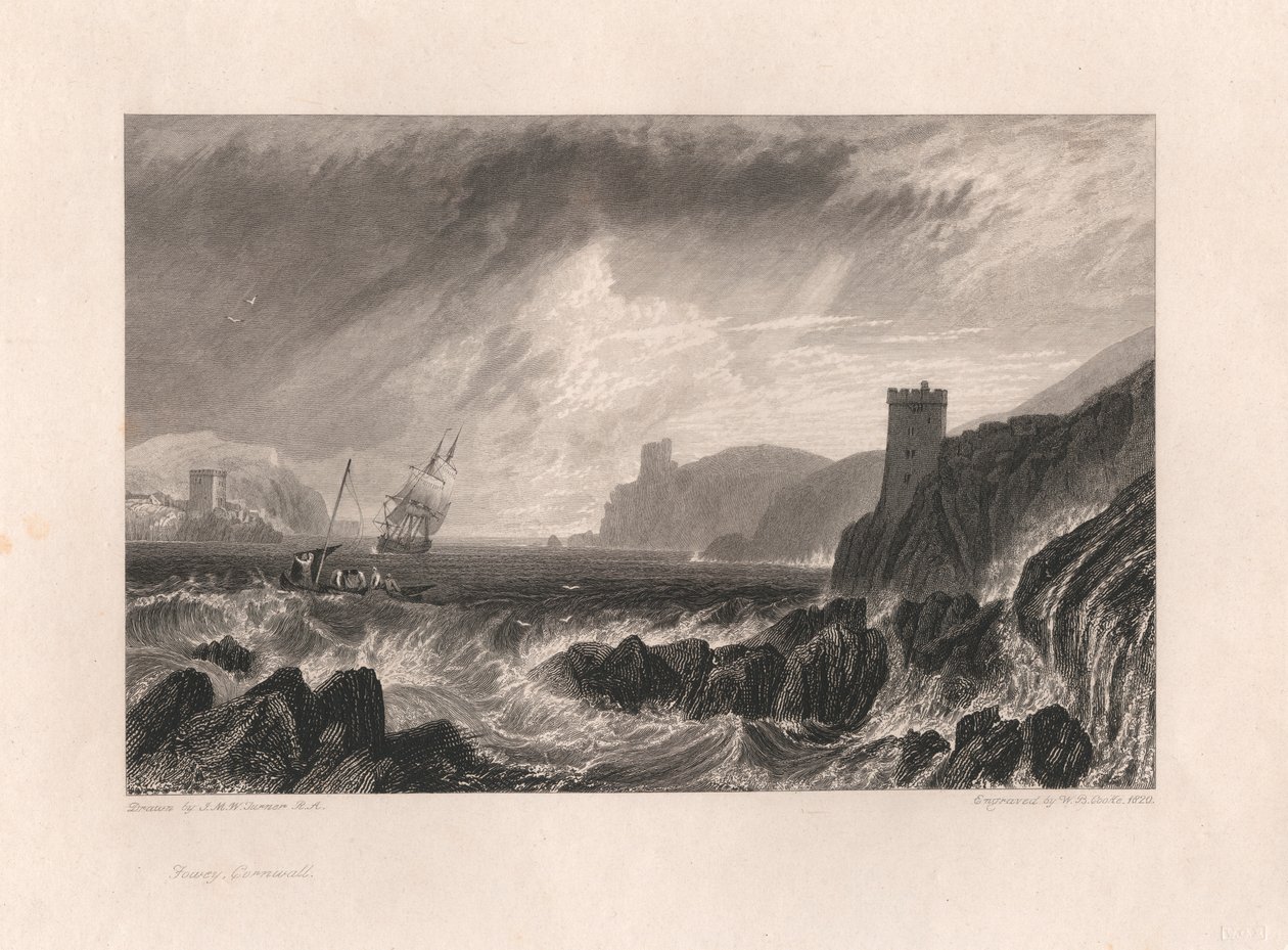 Fowey, Cornualha de William Bernard Cooke