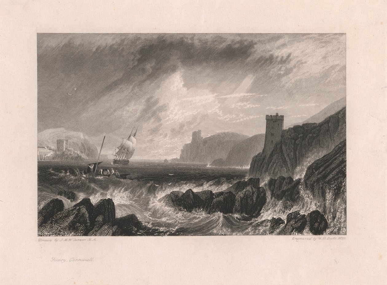 Fowey, Cornualha de William Bernard Cooke