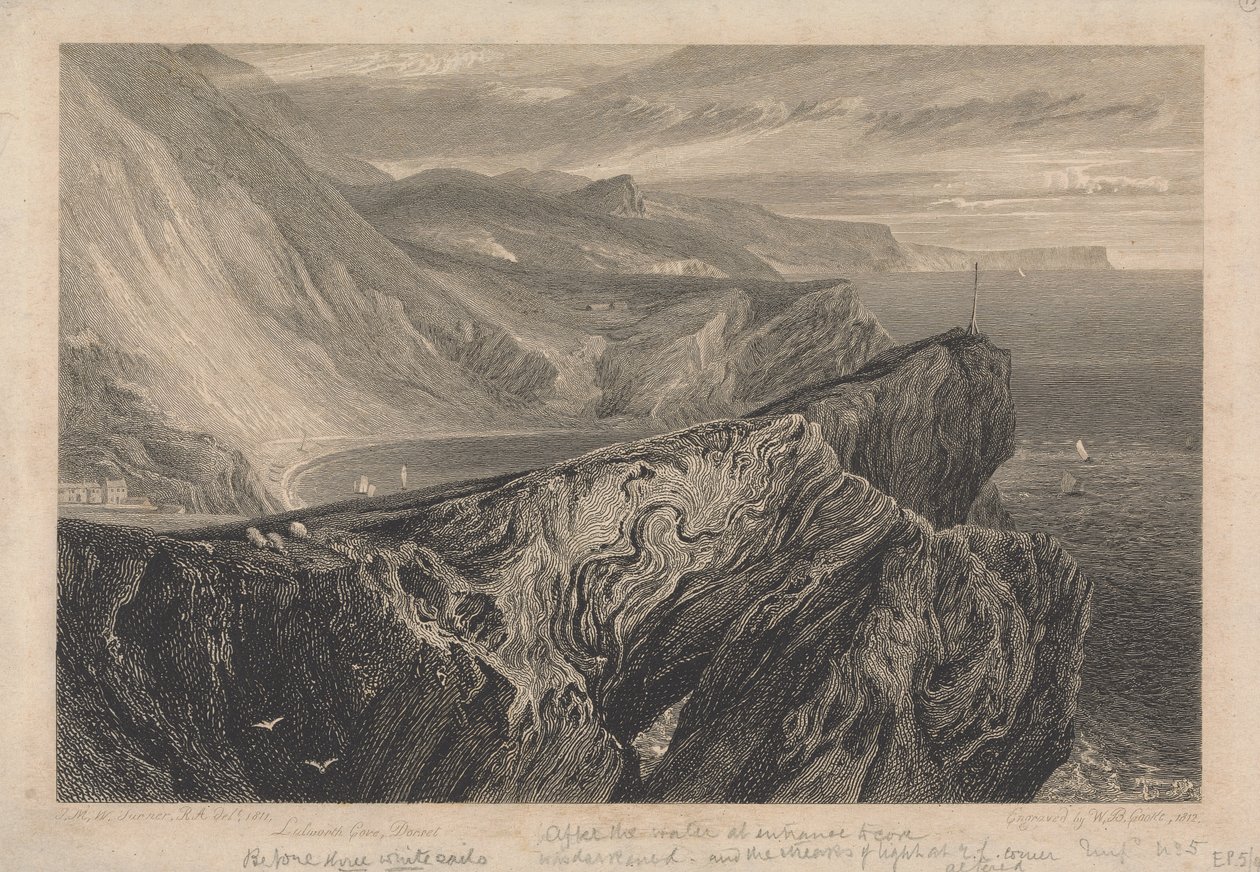 Lulworth Cove, Dorset de William Bernard Cooke