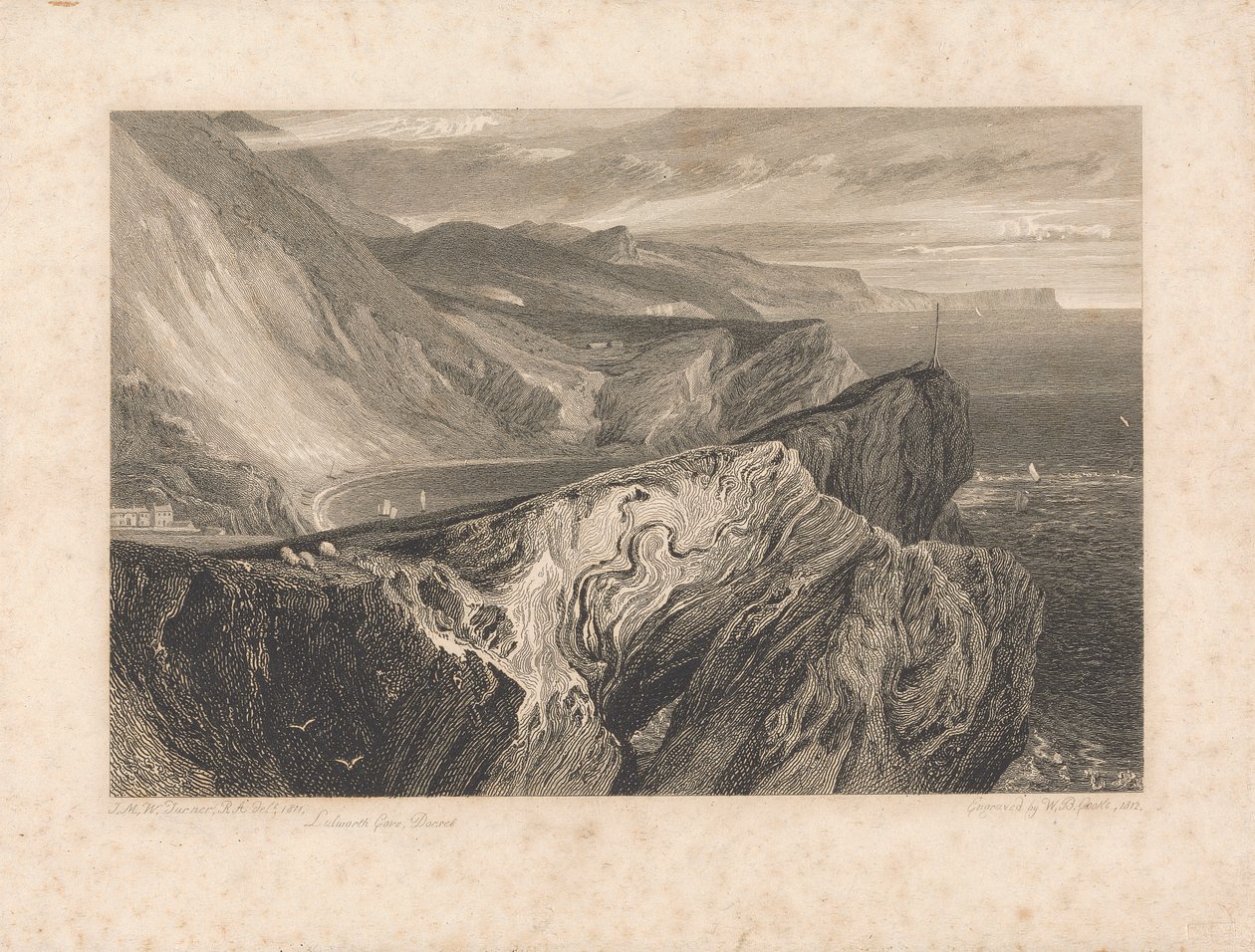 Lulworth Cove, Dorset de William Bernard Cooke