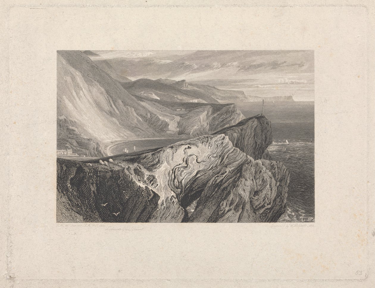 Lulworth Cove, Dorset de William Bernard Cooke
