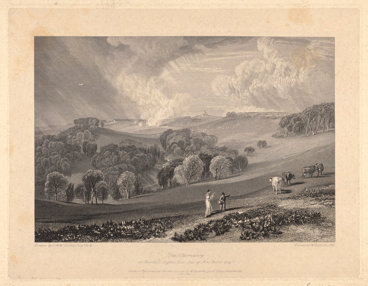 O Observatório em Rosehill, Sussex de William Bernard Cooke
