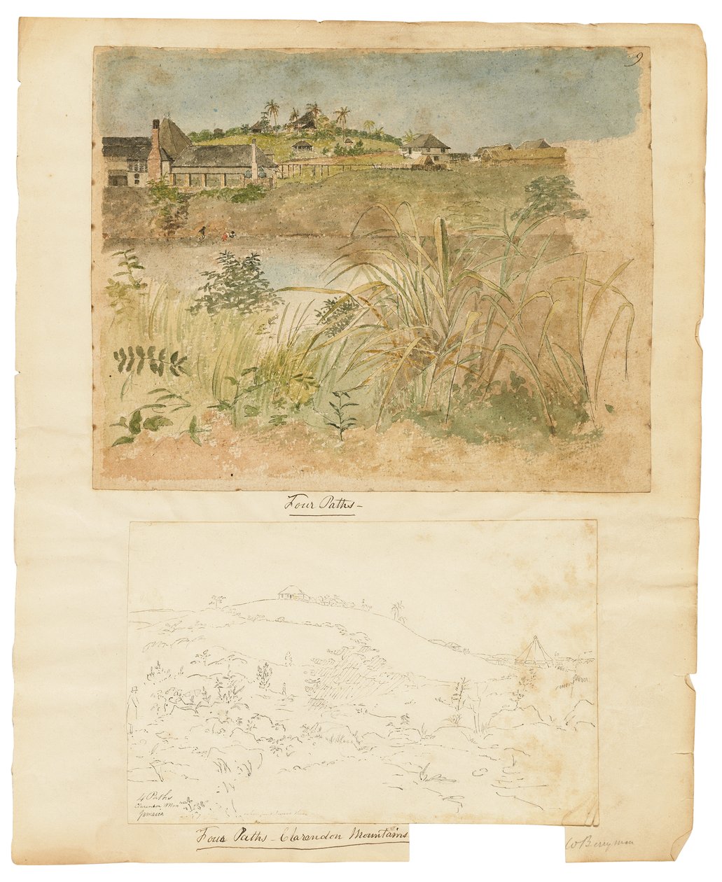 Quatro Caminhos, Montanhas de Clarendon, Jamaica de William Berryman