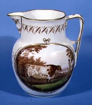 O jarro Durham Ox, Brampton-in-Torksey, Lincolnshire de William Billingsley