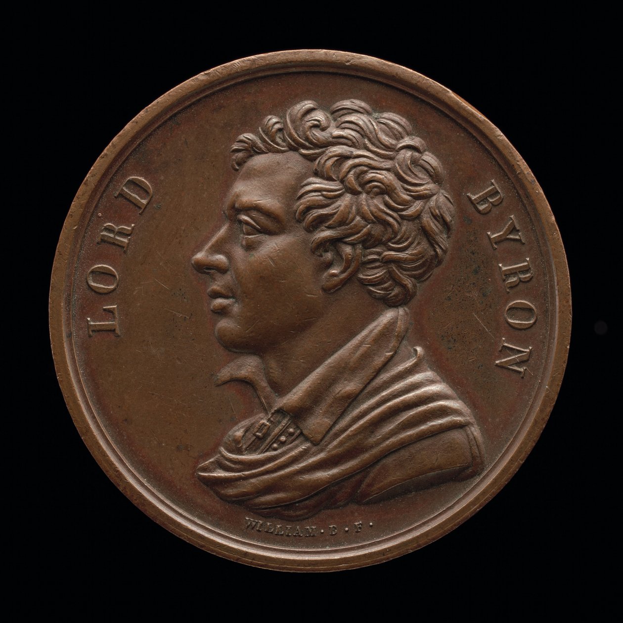 Lord Byron, 1788-1824, Poeta [obverso], 1824. de William Binfield