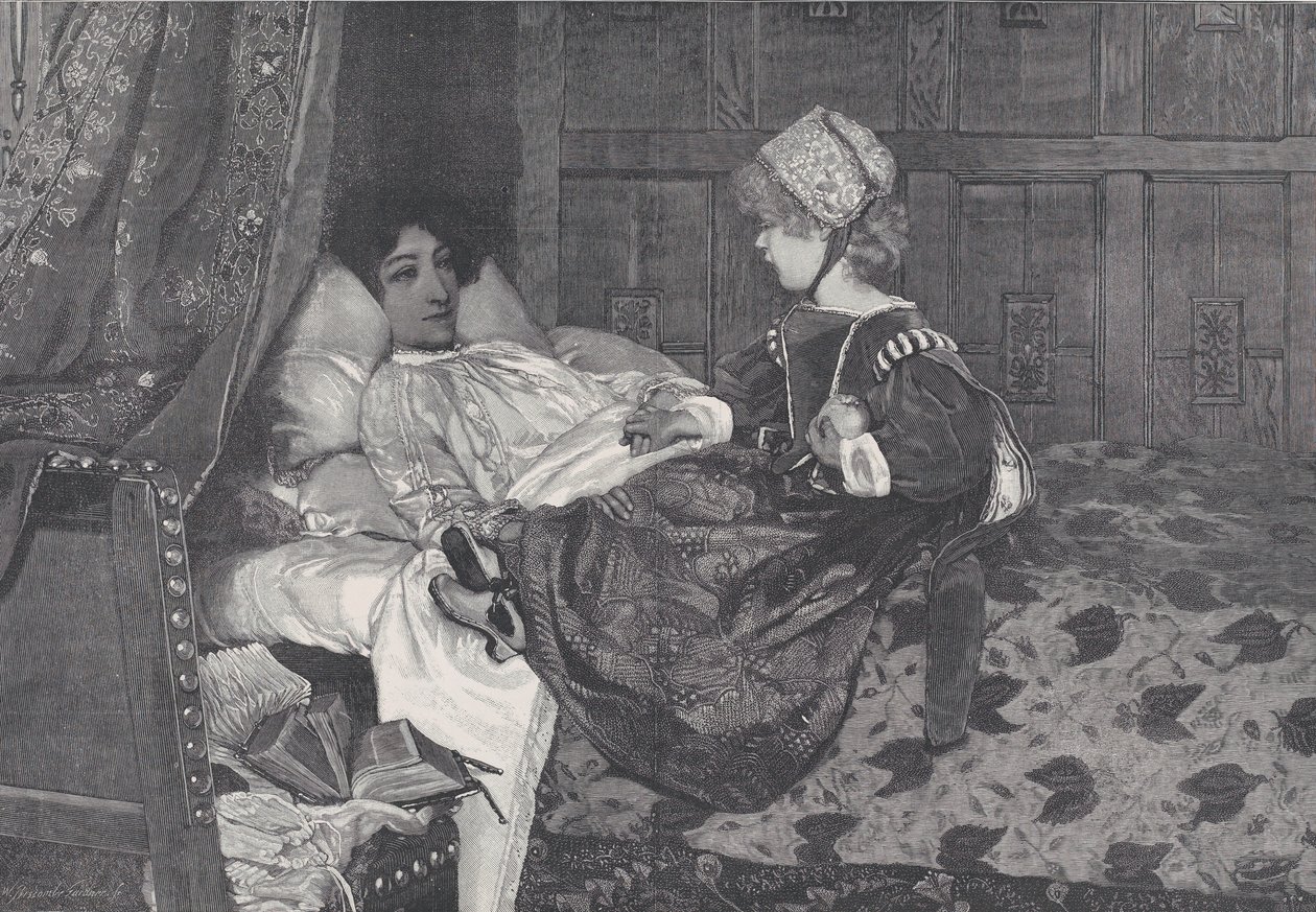 Sempre bem-vindo, de Illustrated London News, 19 de Maio de 1888. de William Biscombe Gardner