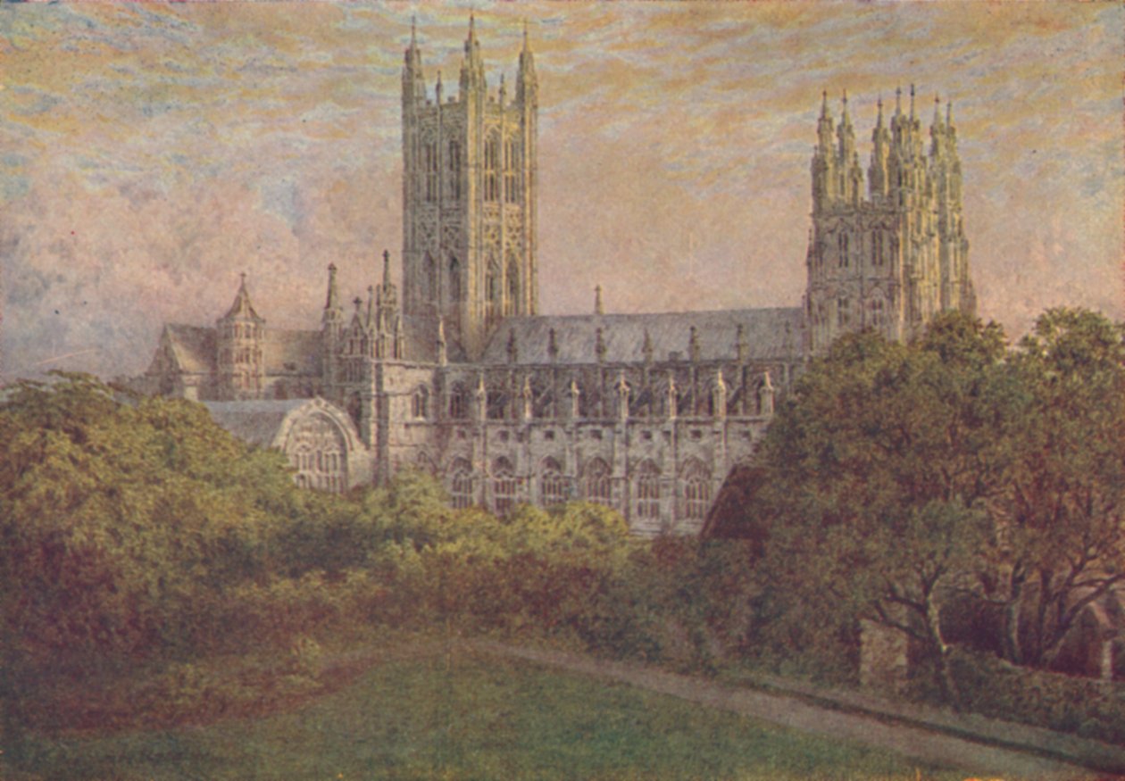 Catedral de Canterbury, 1910 de William Biscombe Gardner