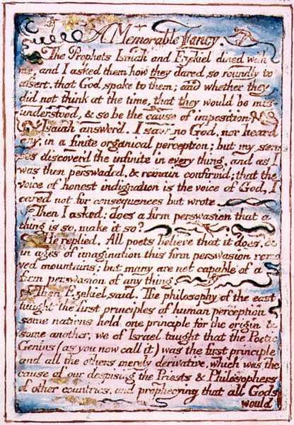 A Memorable Fancy, texto de 