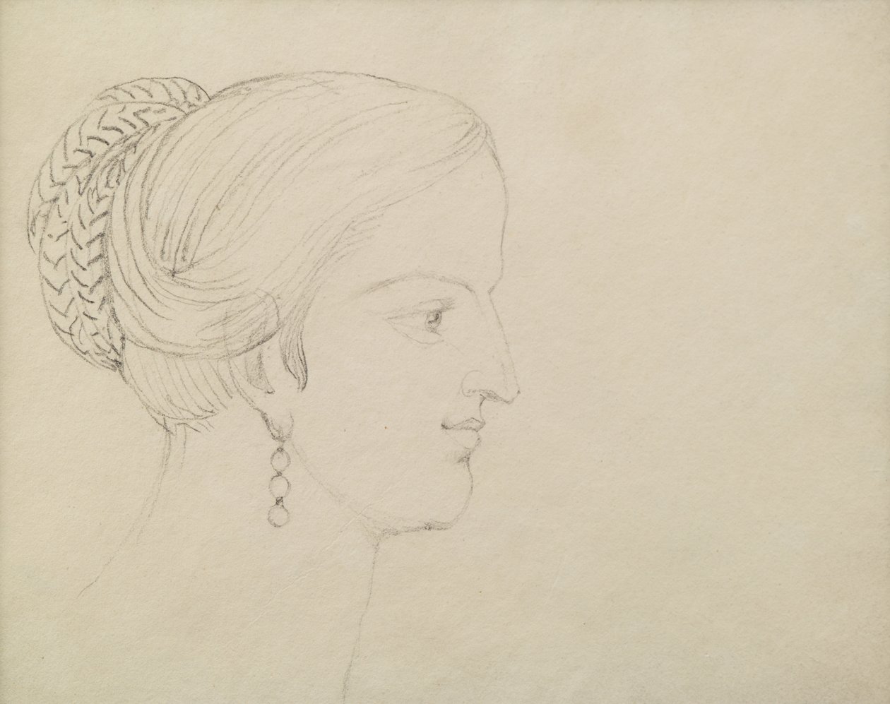 A Visionary Head, para Varley (lápis) de William Blake
