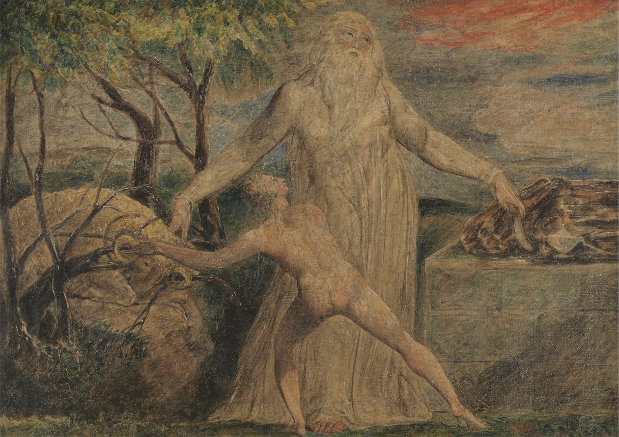 Abraão e Isaac de William Blake