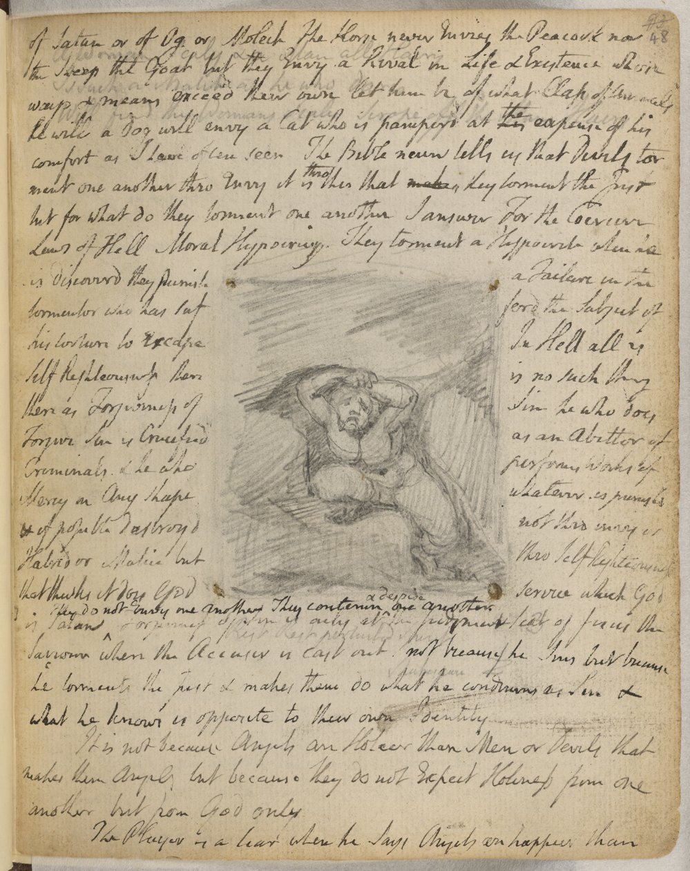 Acrescentar. 49460, f.48 Emblema 59: Figura de luta, de 