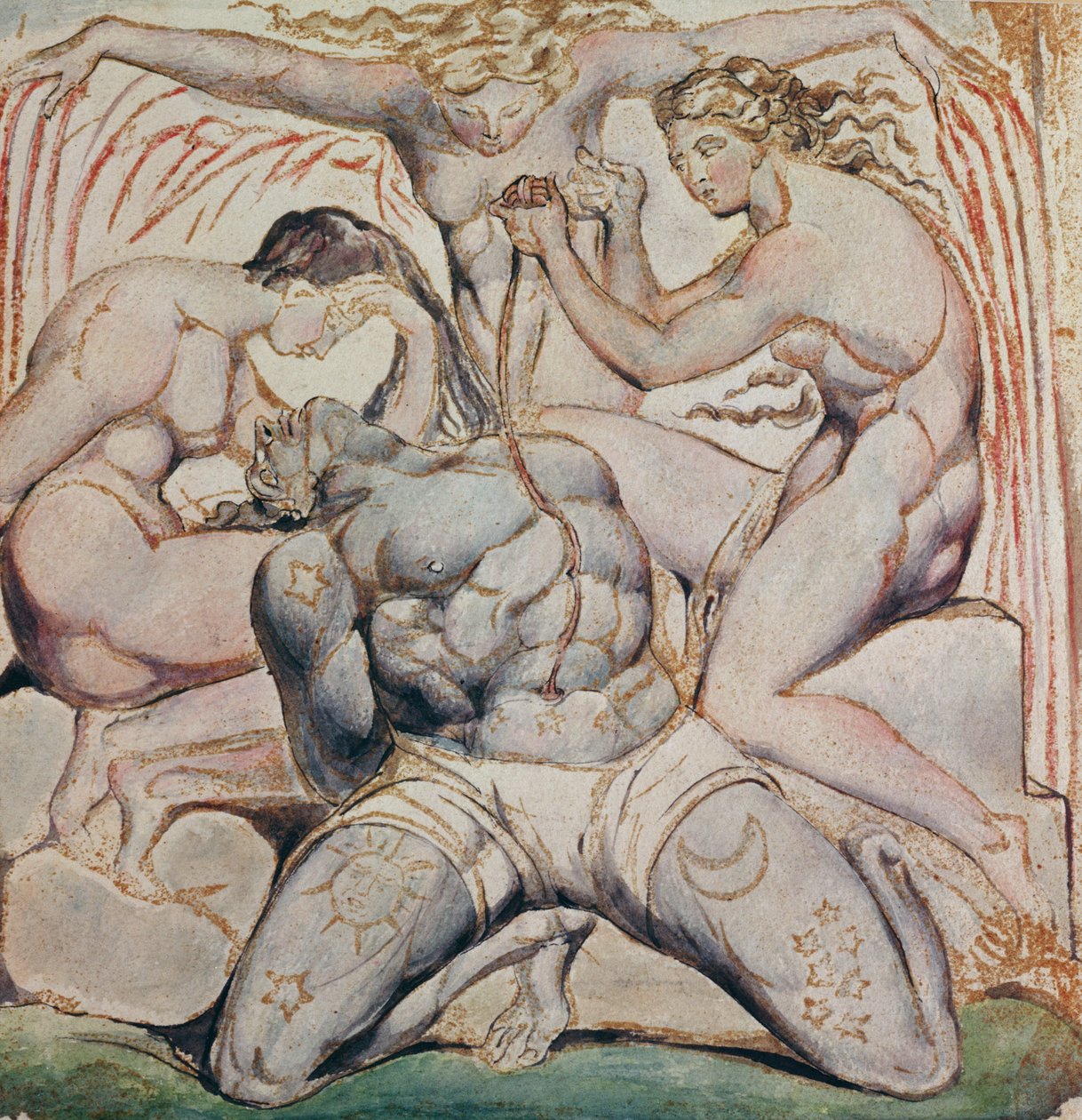 Albion e os seus Tormentores, Placa 25, Jerusalém de William Blake