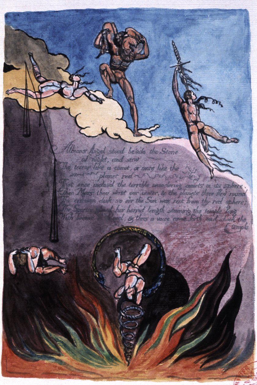 Anjo de Albions de William Blake