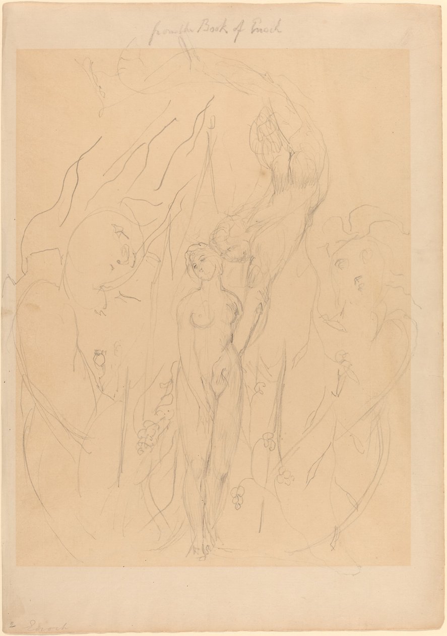 Um anjo ensinando a uma filha dos homens os segredos do pecado de William Blake