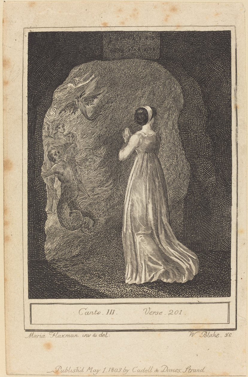 Canto III, Verso 201, 1803. de William Blake