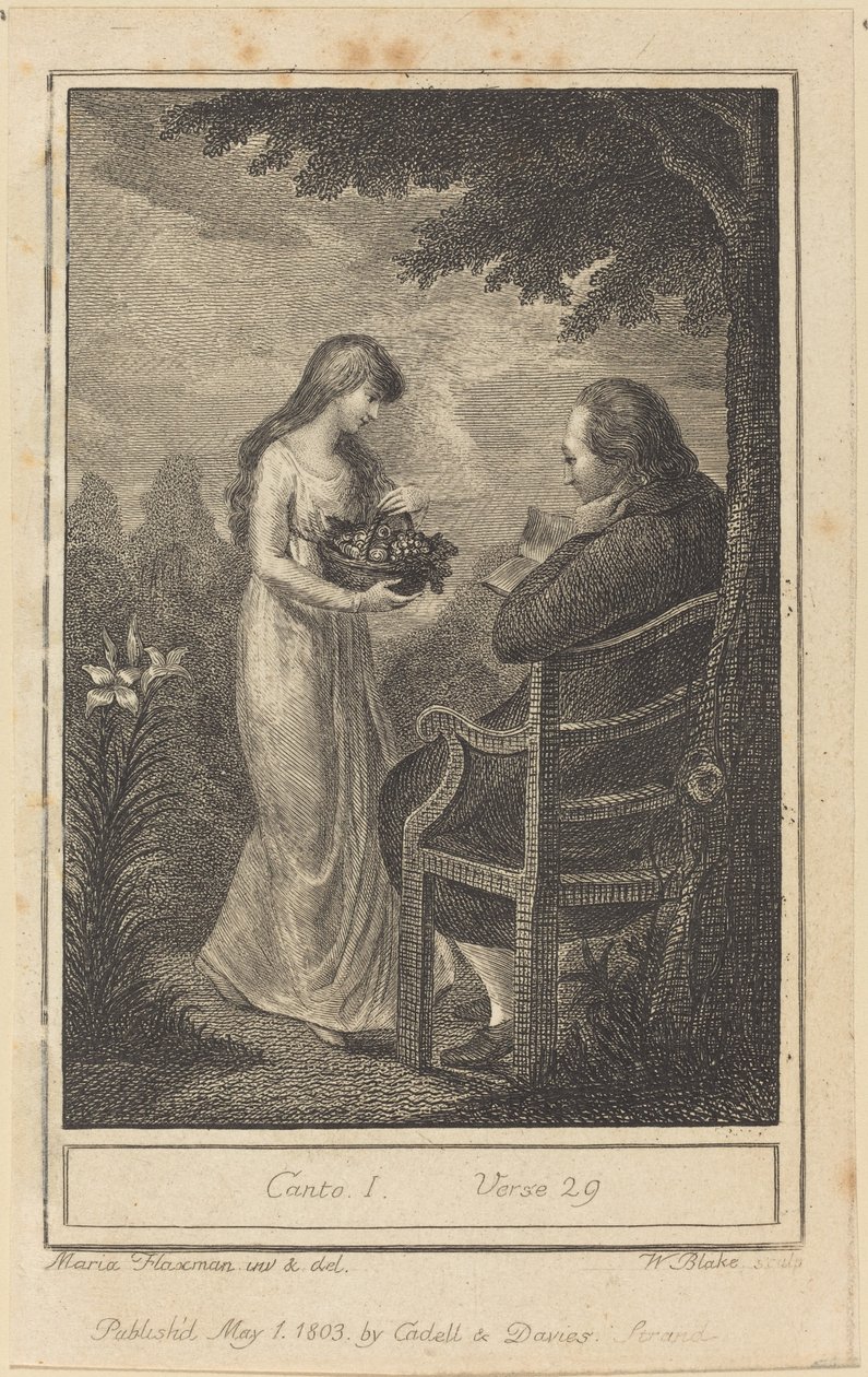 Canto I, Verso 29, 1803. de William Blake