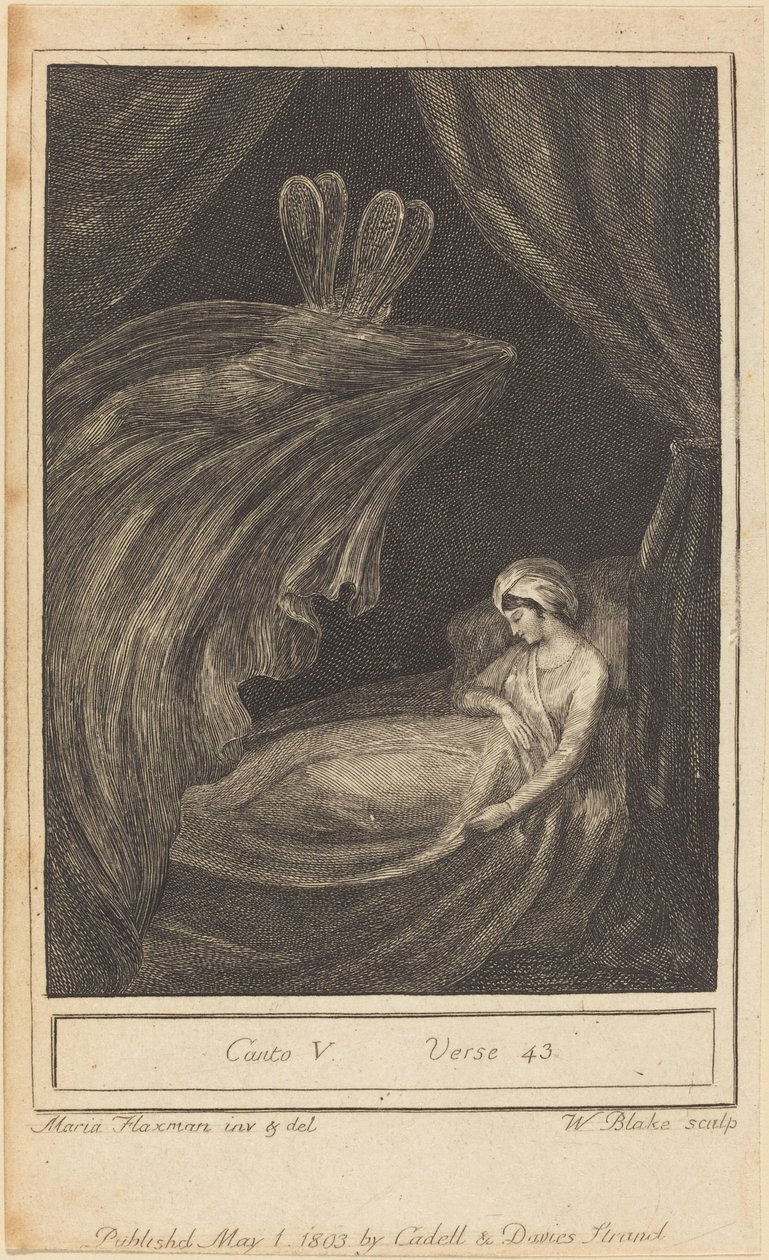 Canto V, Verso 43, 1803. de William Blake