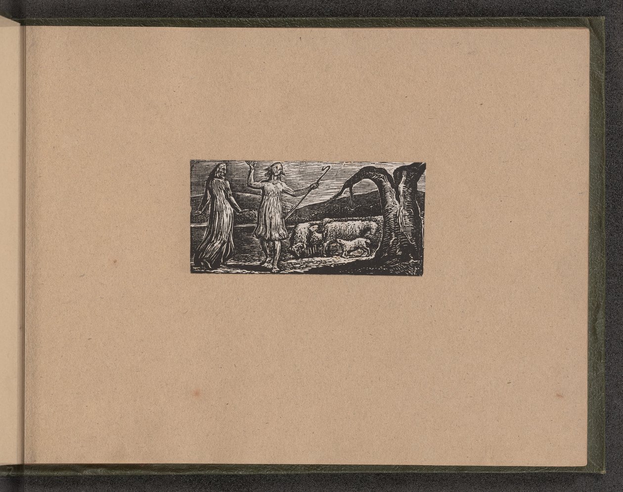 Colinet parte em Sorrow, 1821. de William Blake