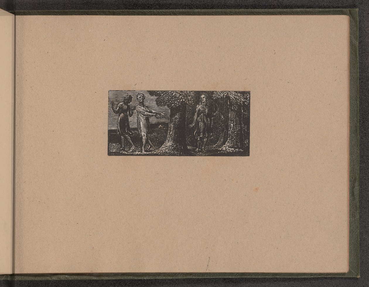 Colinet Ridicularizado por Dois Rapazes, 1821. de William Blake