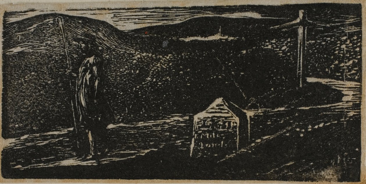 A viagem de Colinet: Marco LXII Milhas para Londres, de As Pastorais de Virgílio de William Blake