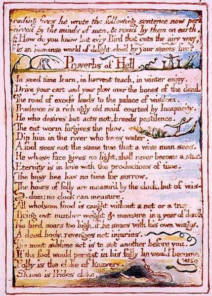 "Corroding firees he wrote the following...", texto de 