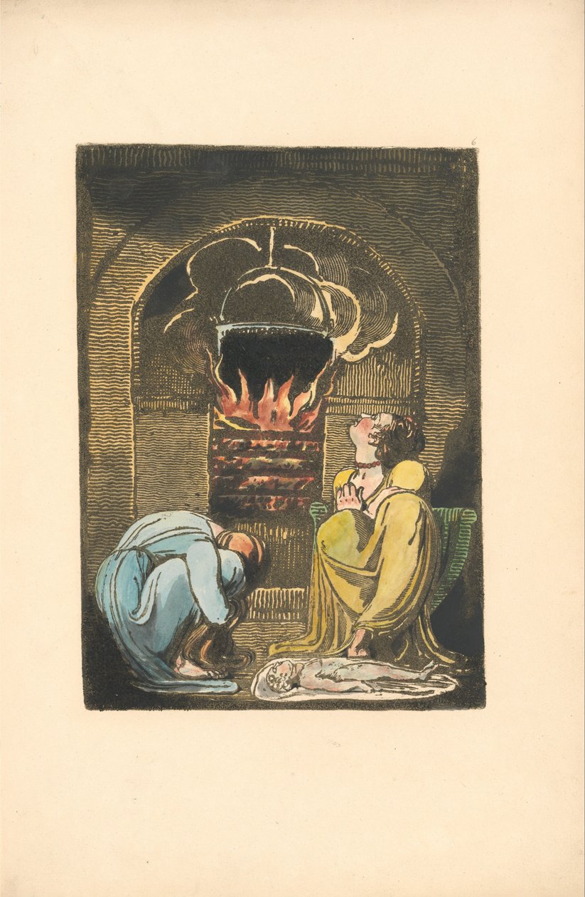 Europa. Uma Profecia, Placa 8 (Bentley 9) de William Blake