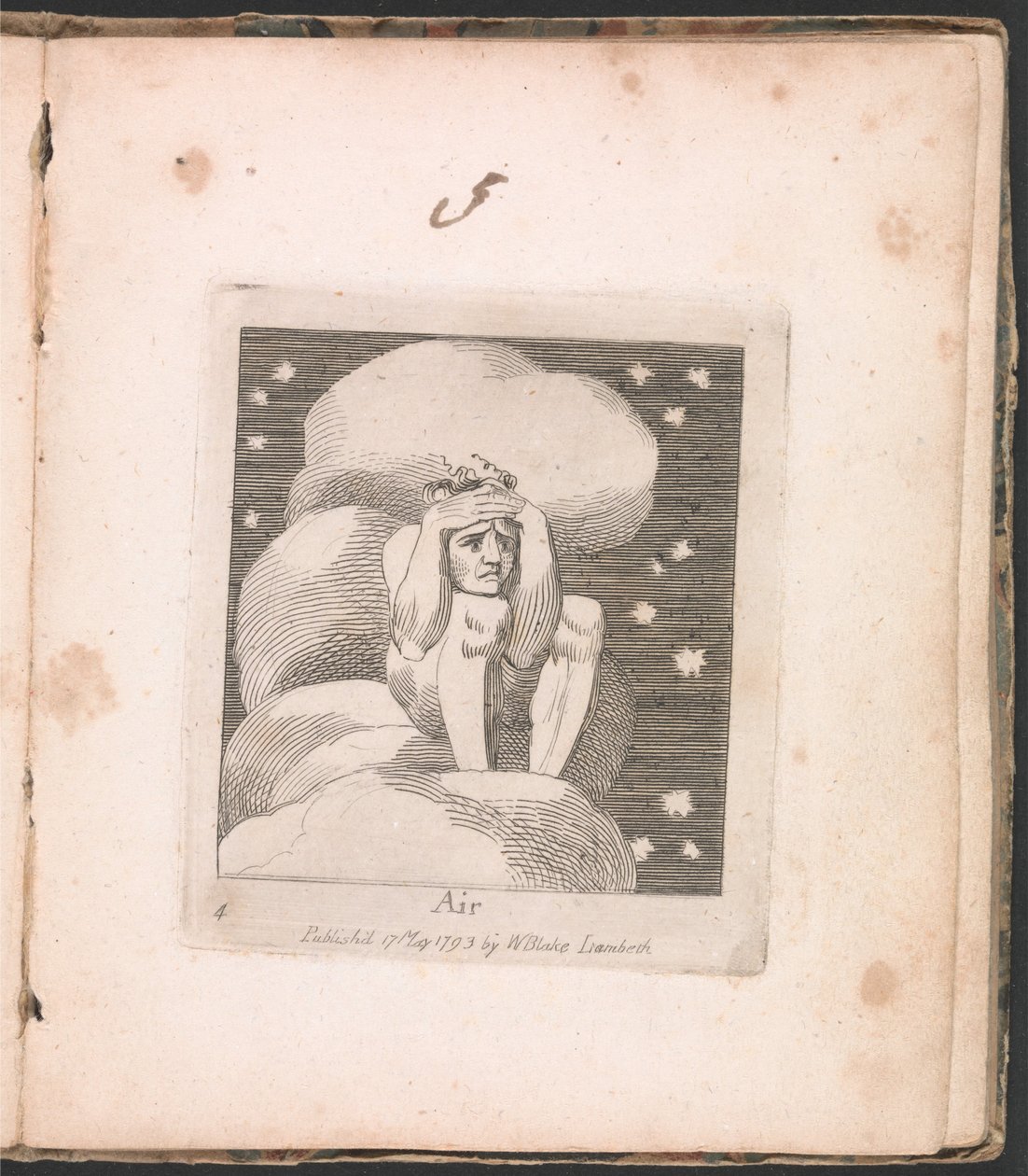 Para crianças. Os portões do paraíso, ilustração 6, ar de William Blake