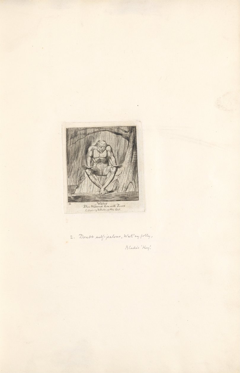 Para os sexos - Os portões do paraíso, ilustração 4, água de William Blake
