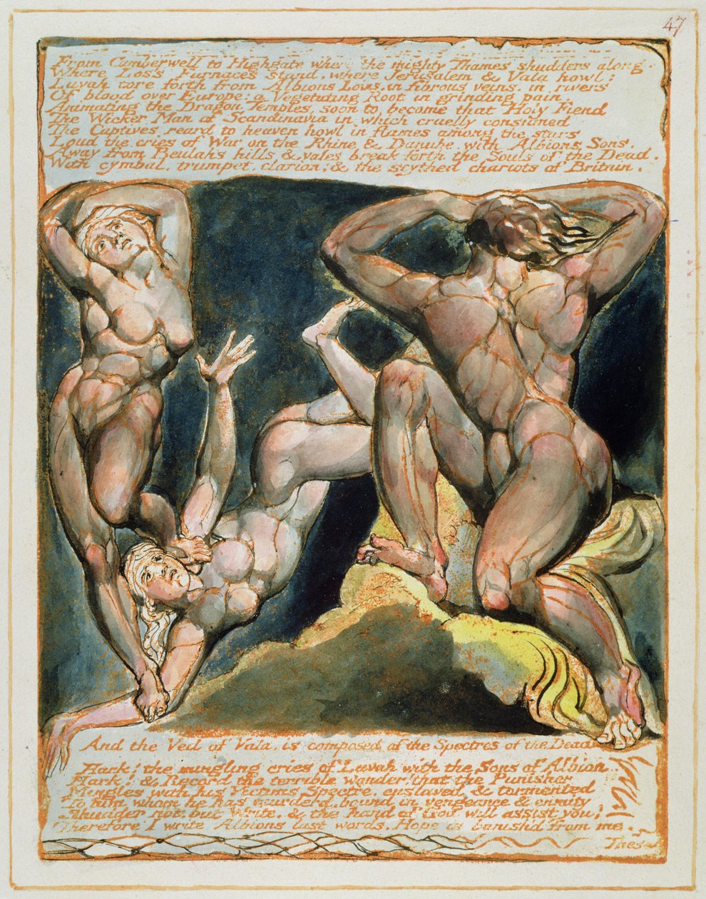 &39;De Camberwell a Highgate ...&39;, placa 47 de &39;Jerusalém&39; de William Blake