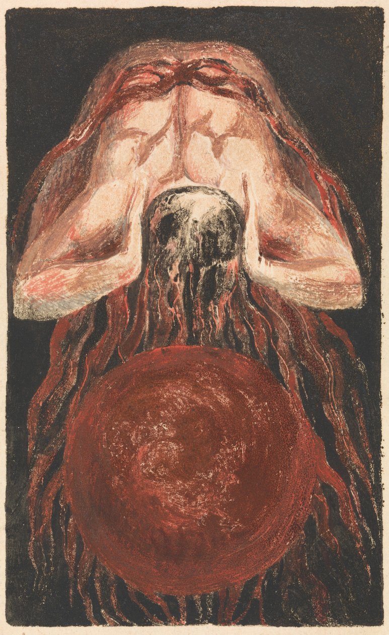 O Primeiro Livro do Urizen, Placa 16 (Bentley 17) de William Blake