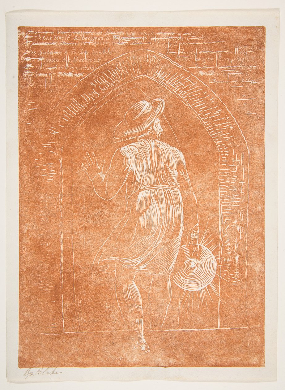Frontispício de Jerusalém, a Emanação do Grande Albion, [ca. 1804-20]. de William Blake