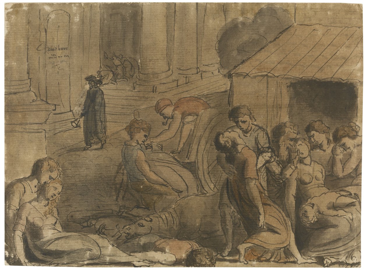 Grande Praga de Londres, c. 1779 de William Blake