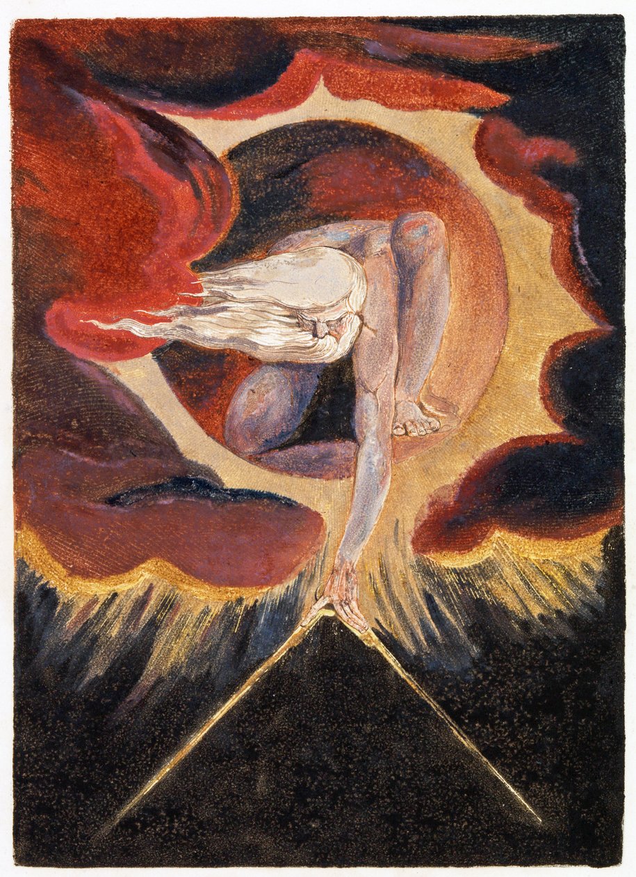 Ilustração de "Europa: uma profecia", Lambeth de William Blake