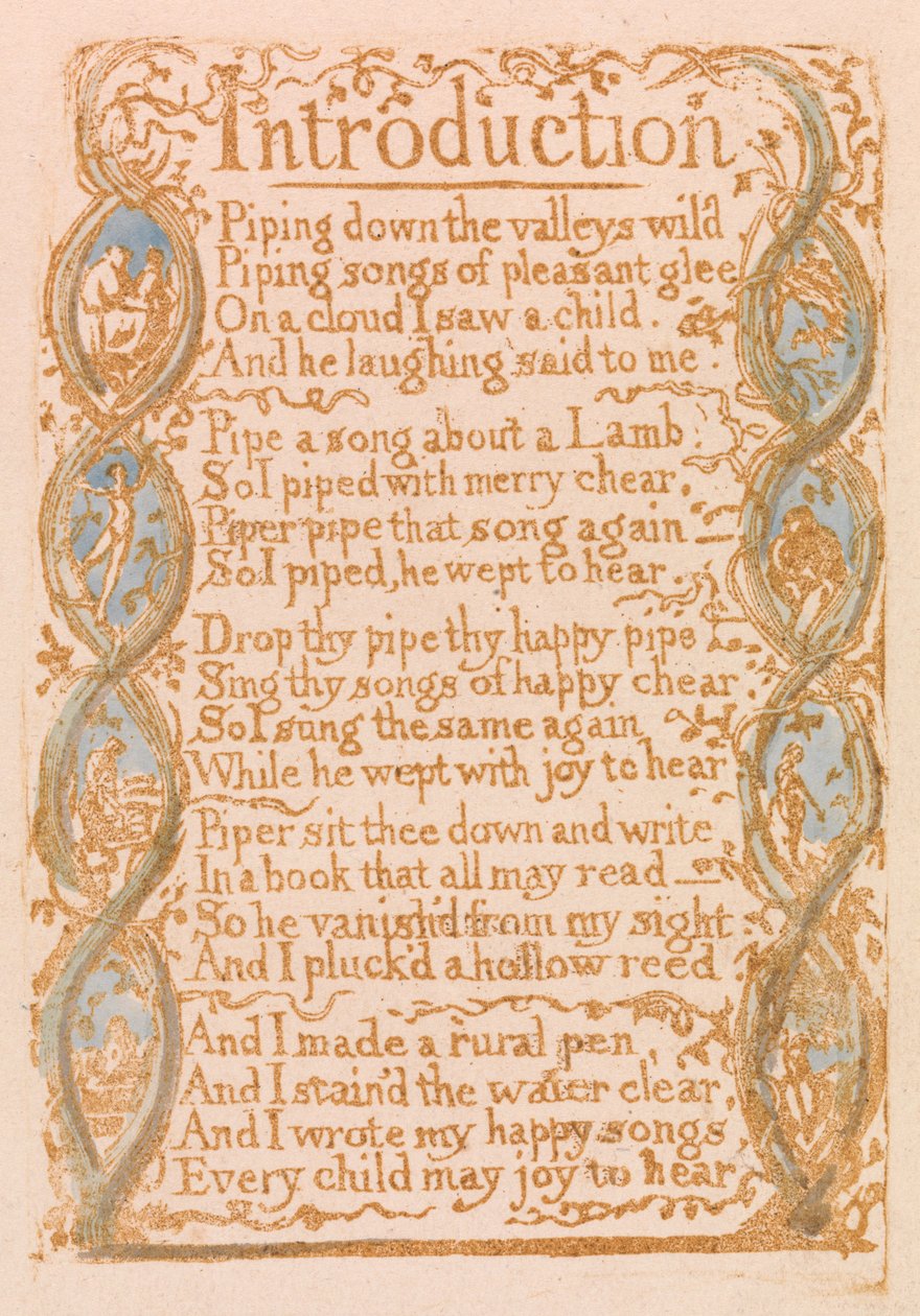 Einführung (Tafel 3) de William Blake