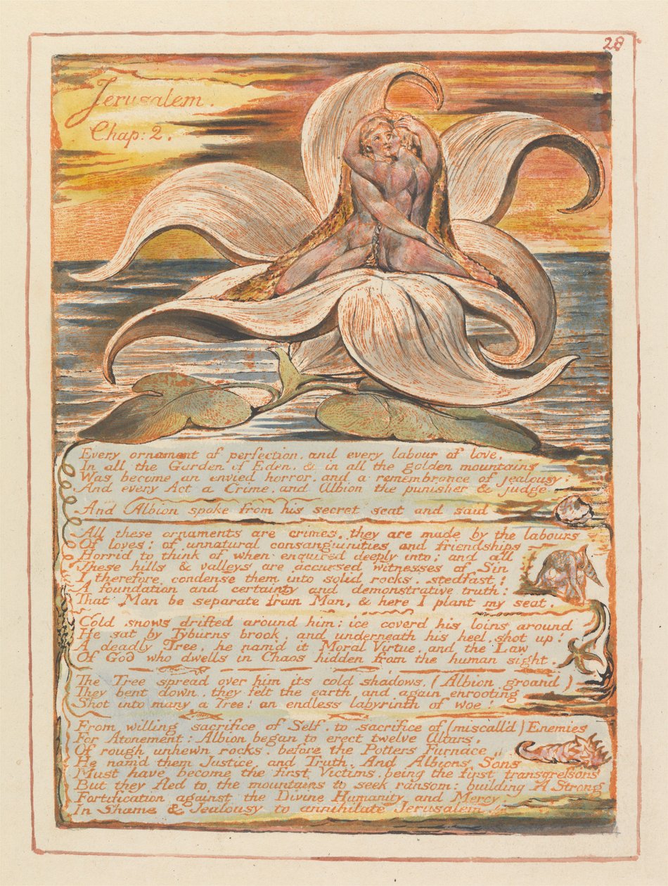 Jerusalem, Kapitel 2. Jeder Schmuck der Vollkommenheit... (Platte 28) de William Blake