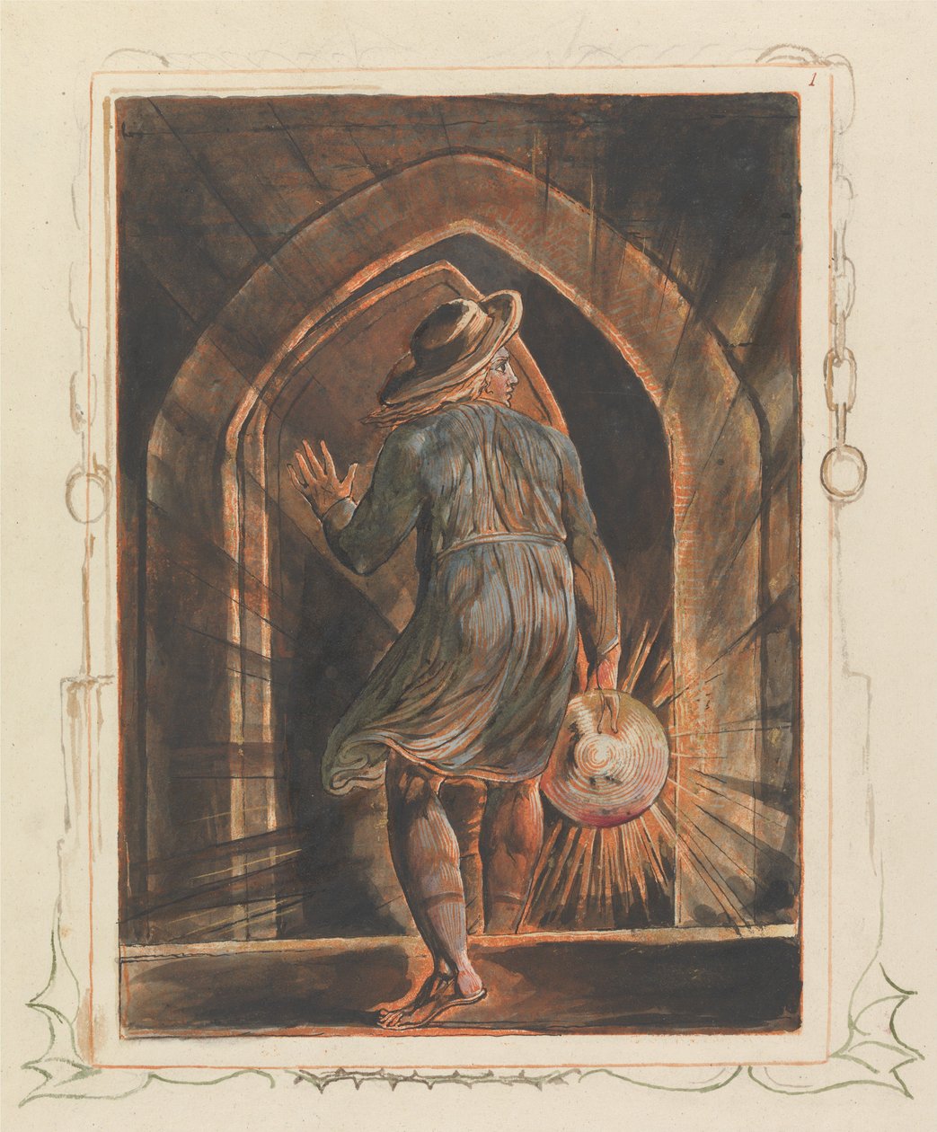 Jerusalém, frontispício (prancha 1) de William Blake