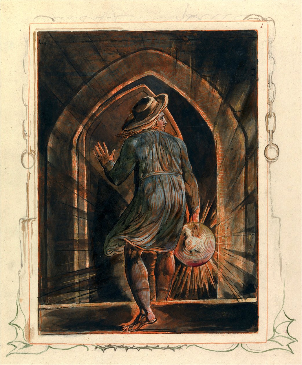 Jerusalém, Placa 1, Frontispício de William Blake