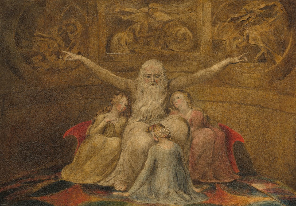 Jó e suas filhas de William Blake