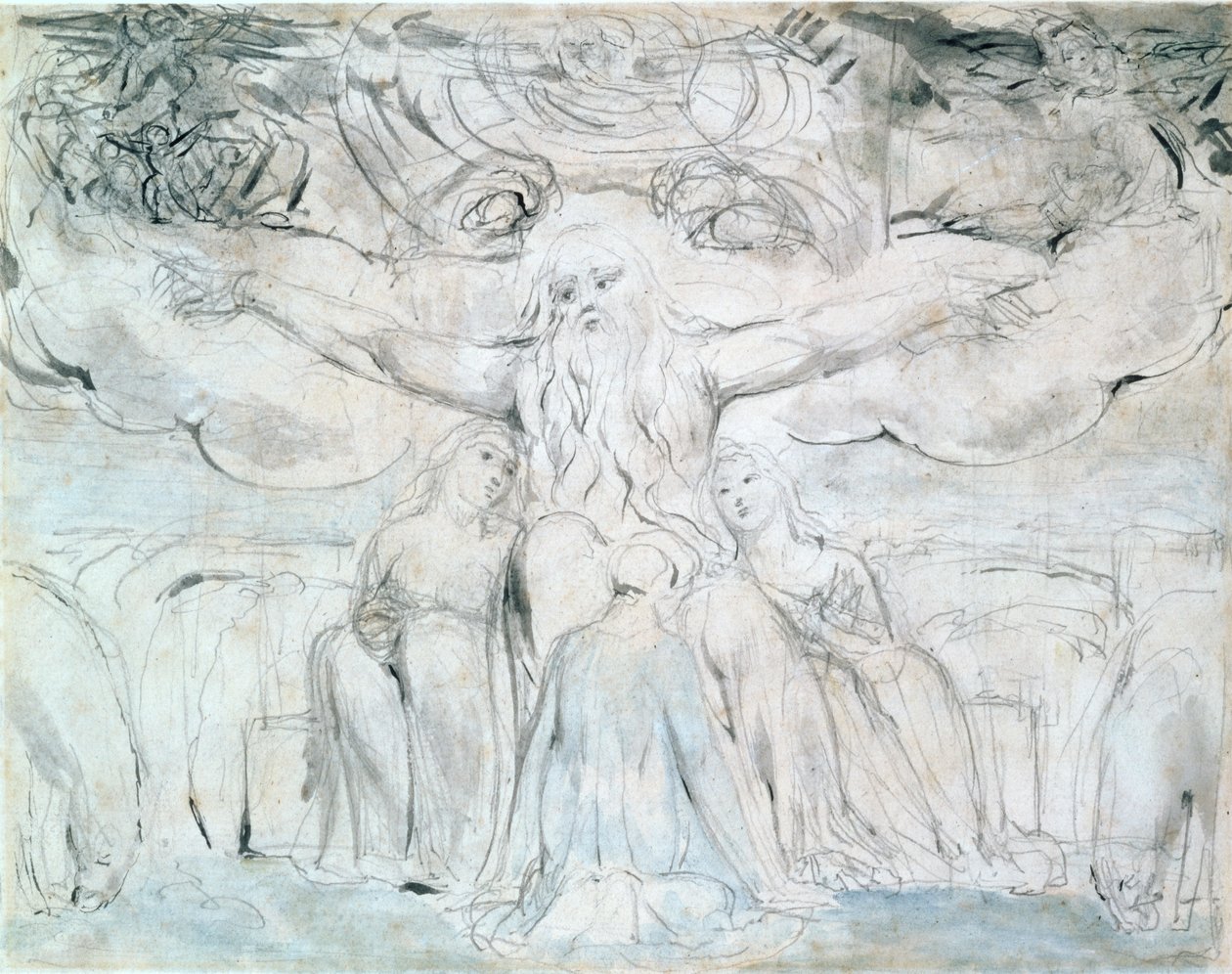 Jó e suas filhas de William Blake