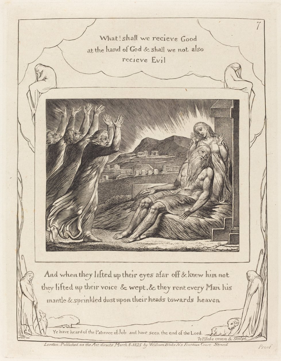 Consoladores de Jó de William Blake