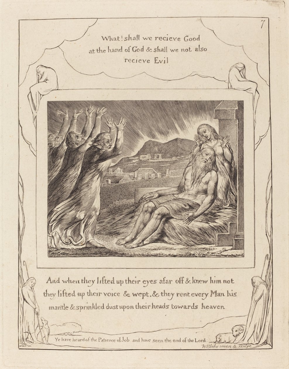 Consoladores de Jó de William Blake