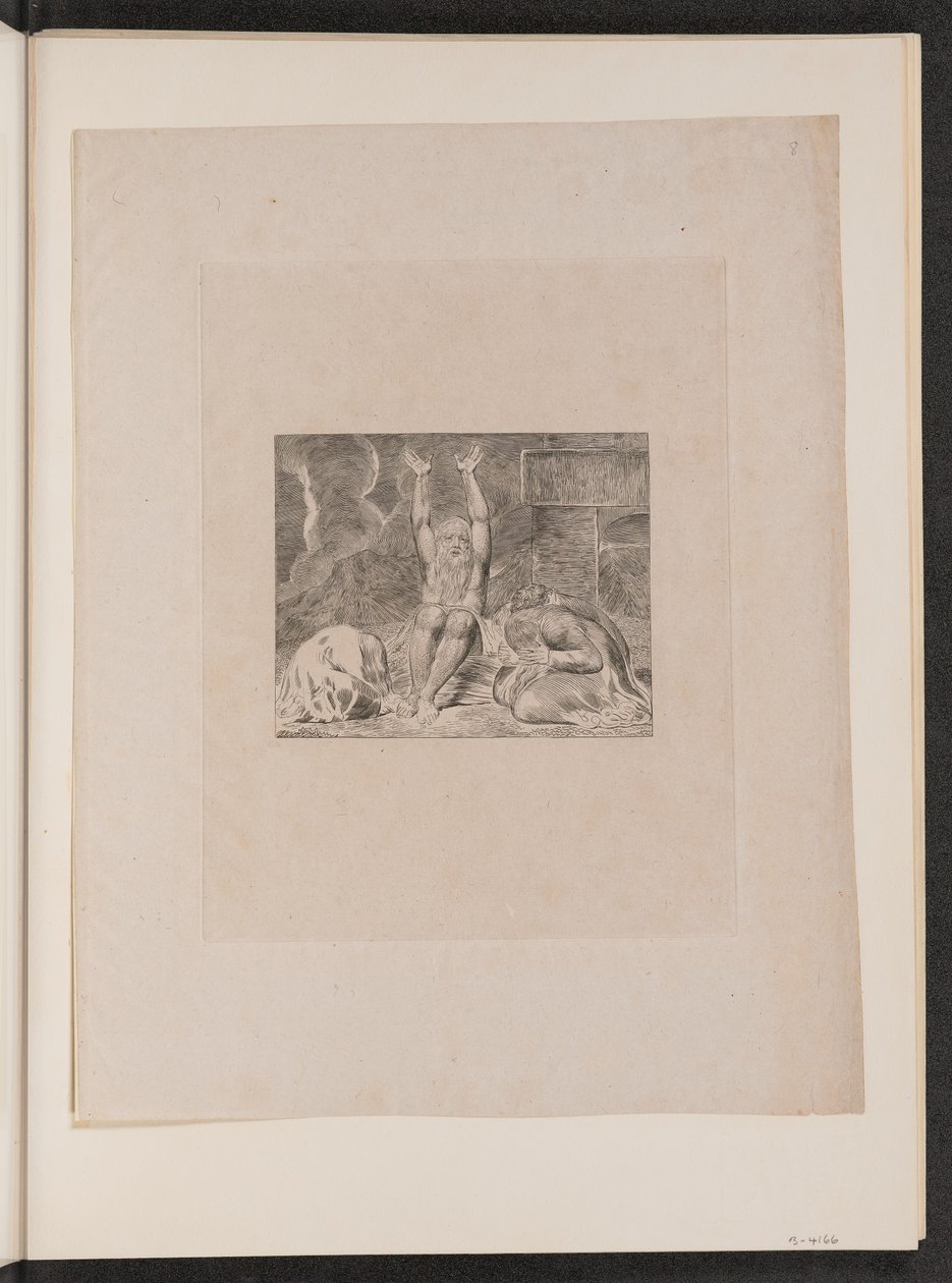 O desespero de Jó de William Blake