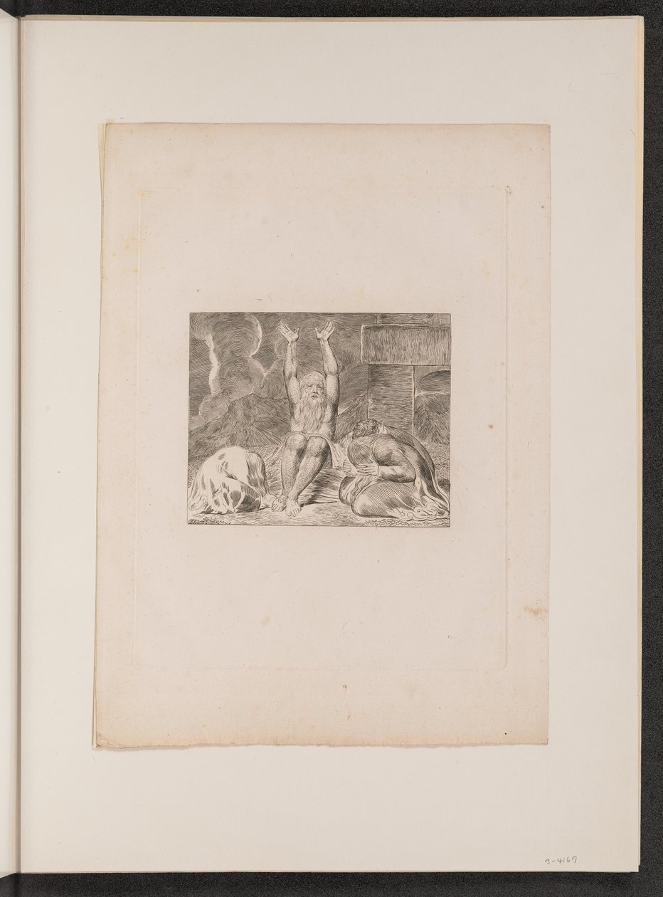 O Desespero do Trabalho, 1825. de William Blake