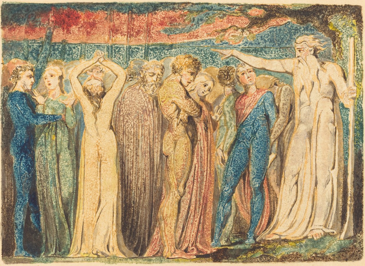 José de Arimatéia pregando aos bretões de William Blake