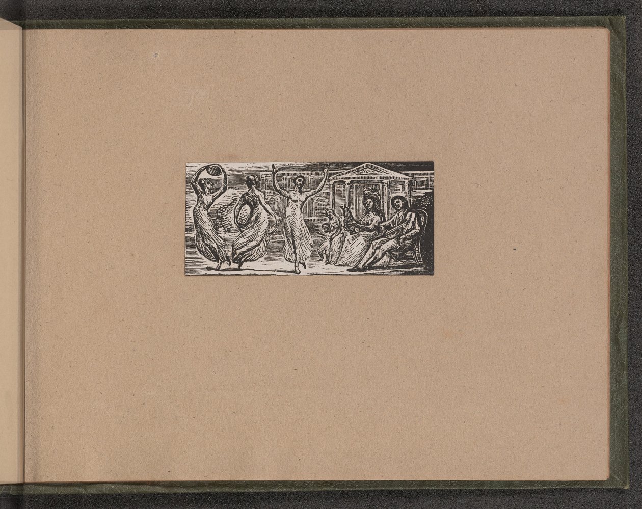 Menalcas vendo mulheres dançar de William Blake